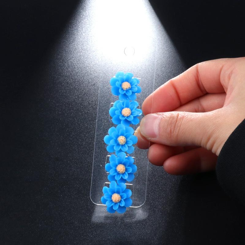 5 pezzi di cristallo bean fibbia fermaglio per capelli copricapo carta per capelli ragazze pettinatura clip per capelli intrecciati