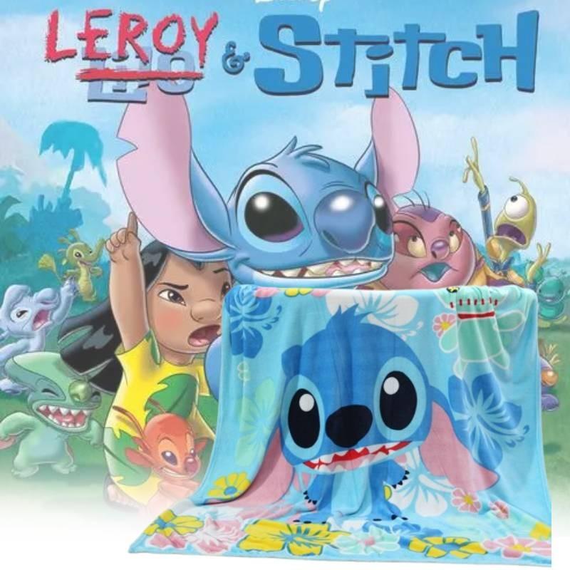 Cozy Plush Cartoon Patterned Air Conditioning Blanket For Kids With Man Design