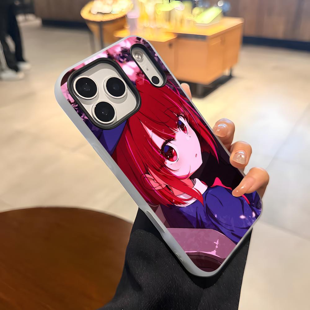 Oshi No Ko Kana Phone Case For IPhone 17 Air 16 E 15 14 Plus 13 12 11 Pro Max Jelly 2 In 1 Protective Case