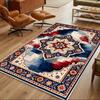 Elegant Floral Pattern Design Non-Slip Home Carpet Design for Office Decor Living Room Bedroom Gift