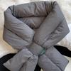 Sciarpa Collo Calda Invernale da Donna, Scaldacollo, Colore Unico, Leggera, Imbottita, Piumino, Sciarpe, Copricollo per Sci all'Aperto