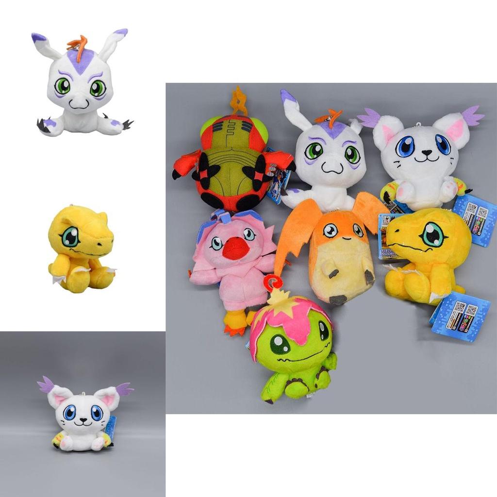 Adorable Digimon Plush Patamon Agumon Palmon Biyomon Keychain For Kids And Fans