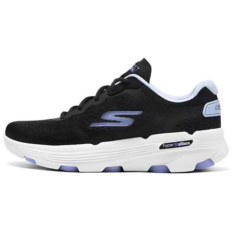 Skechers Go Series Удобные Дышащие Прочные Низкие Беговые Кроссовки Женские Кроссовки Черный Фиолетовый 129337-BKLV 36