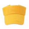 Visor Cap Men Women Solid Color Polyester Cotton Sunshade Breathable Tennis Hat Sportswear Accessories