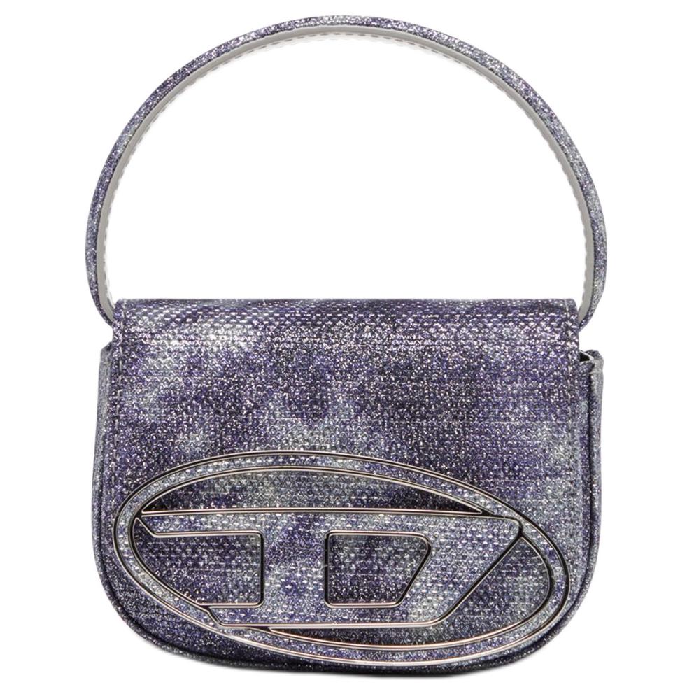 

Diesel 1Dr Xs-Iconic Yarn Woven Design Polyester Mini Shoulder Crossbody Bag Women Bags Blue X08709P2197HA063 Basic Set (Bag+Dust Bag)