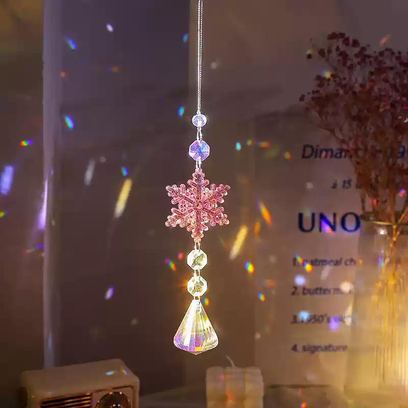 Butterfly Dream Catcher Crystal Sunlight Hunter Wind Chime Shadow Play Hanging Ornament For Children S Room Bedroom Balcony