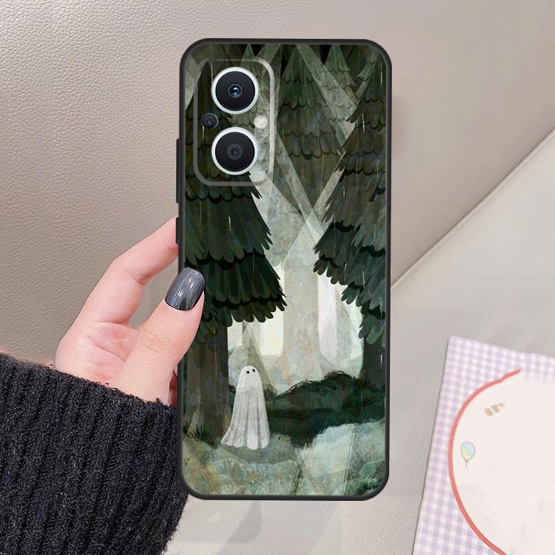Ghosts Funny Funda For OPPO Reno 12 14 13 11 10 Pro 11F 12F 13F 14F 7 8 Lite OPPO Find X6 X5 X8 X9 Pro Case