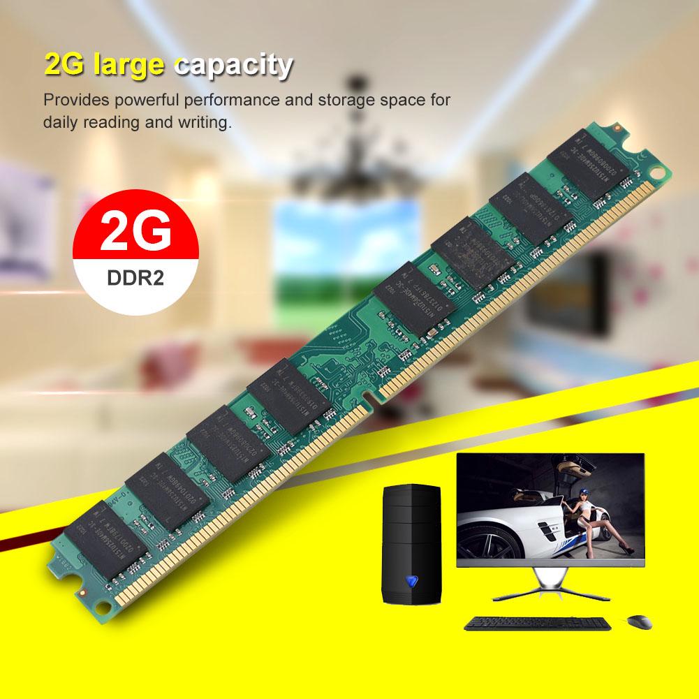 DDR2 2G 667MHz PC2 5300 Desktop Memory Ram 240Pin Module Board Specified for AMD