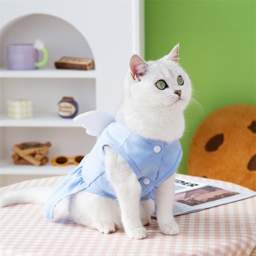 Comfortable Dog Wings Skirt Adorable Puppy Princess Dress Cat Traction Skirt  Pet Supplies