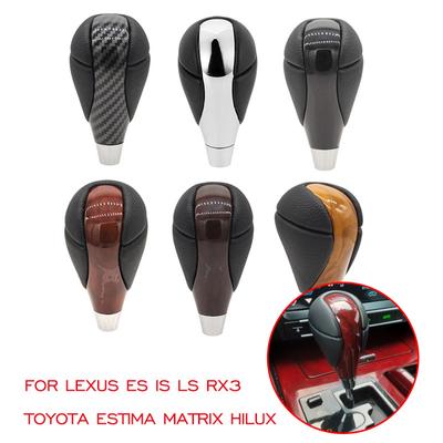 Kožená automatická guľa pre ručné radenie Rýchlosť Hlava radiacej páky pre Lexus Toyota RX350 RX450h IS250 IS350 ES300 ES350 GS300 GS350 LS460
