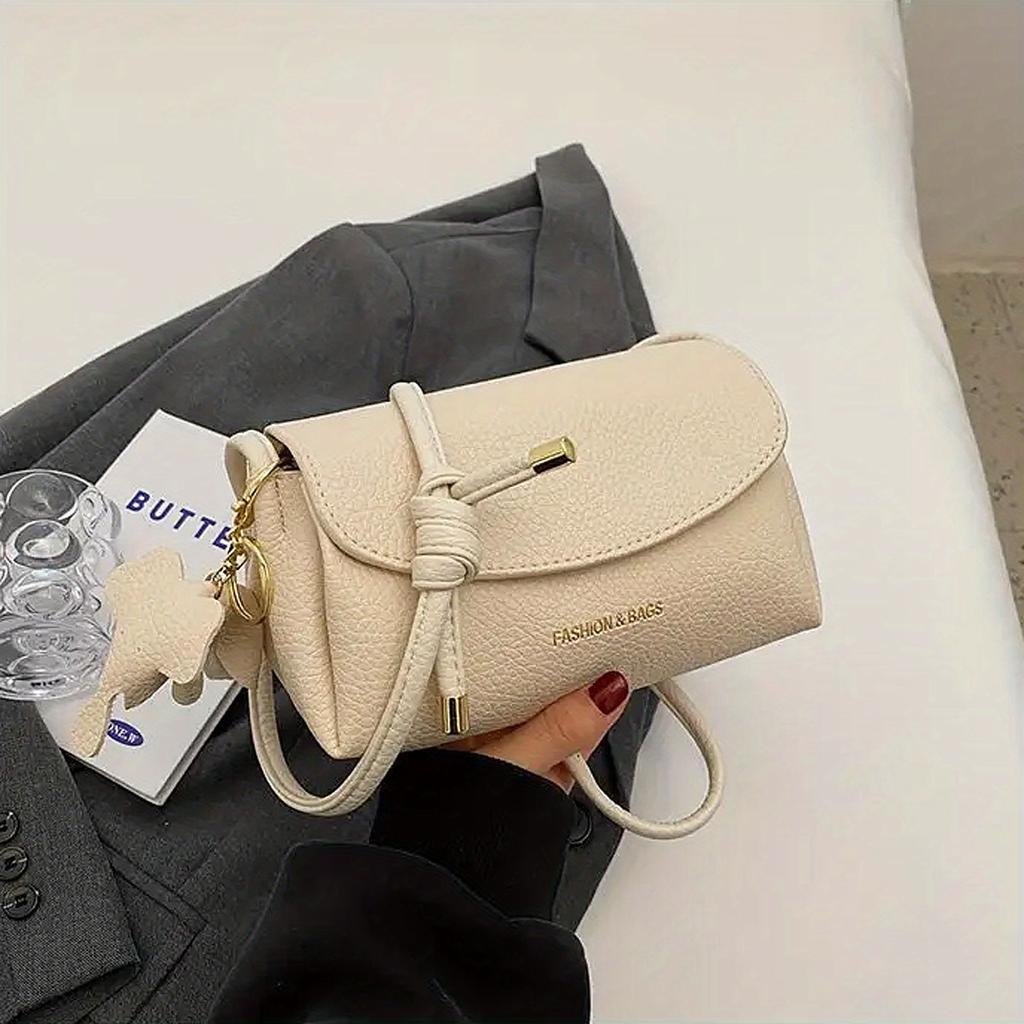 Vintage PU Crossbody Bag Retro Fashion Shoulder Bag Women'S Casual Trendy Handbag & Purse