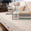 Luxury Embroidery Sofa Towel Fashion Solid Color High Grade Chenille Sofa Cover Anti-slip Couch Covers for Living Room