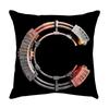 Luxury Home Decor Pillow Cover Car Living Room Sofa Cushion Cover Mechanical Style Letter Pattern Cushion Cover