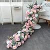 Luxury Runner Flower Row Artificial Flowers for Table Centerpiece Wedding Decoration Mix Flowers Backdrop Wall Arches Decor