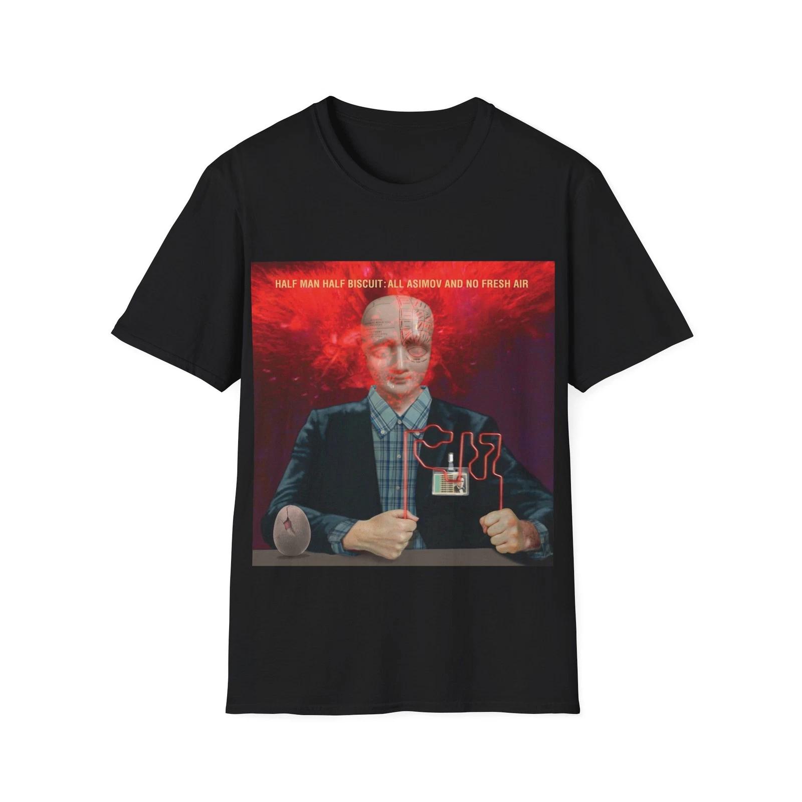 

Футболка унисекс для взрослых Half Man Half Biscuit Punk Rock, унисекс, из плотного хлопка 4XL