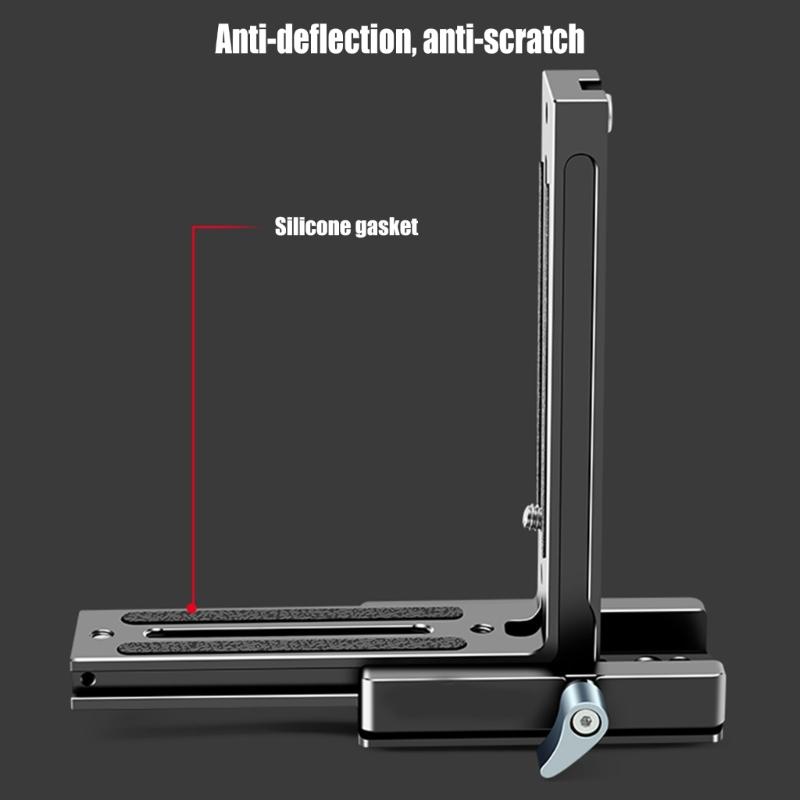 DSLR Camera L Bracket Vertical Horizontal Switching Tripod Quick Release Plate Stabilizer Tripod Monopod