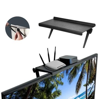 Hot Selling No-Drill Storage Rack for Computer/TV Screen, Router & Set-Top Box