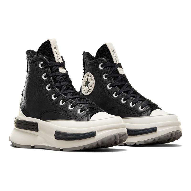 Converse Run Star Legacy CX Comfortable and Versatile High Top Espadrilles Unisex Black & White