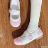 Fashion Small cute round toe flat sole shoes for spring and summer versatile color blocked casual simple daily not tiring women's shoes