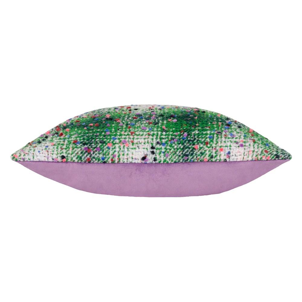 Heya Home Connie Jacquard Checked Cushion Cover