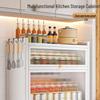 Modern 3-Tier Dustproof Kitchen Spice Rack