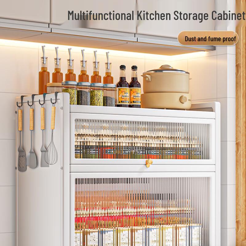 Modern 3-Tier Dustproof Kitchen Spice Rack