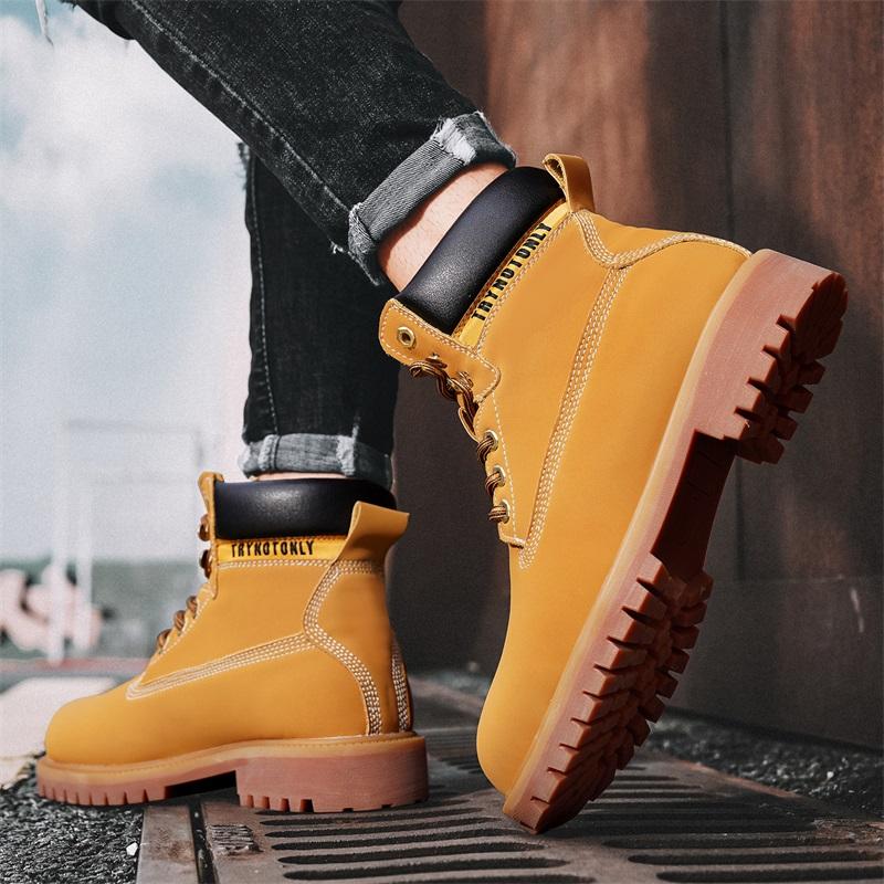 Men's & Women's Ankle Boots Genuine Leather Short Boots Retro Tooling Boots Casual Shoes