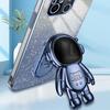 For Xiaomi Redmi 12C 4G PC+TPU Phone Shell Case Anti-scratch Phone Cover with Astronaut Kickstand