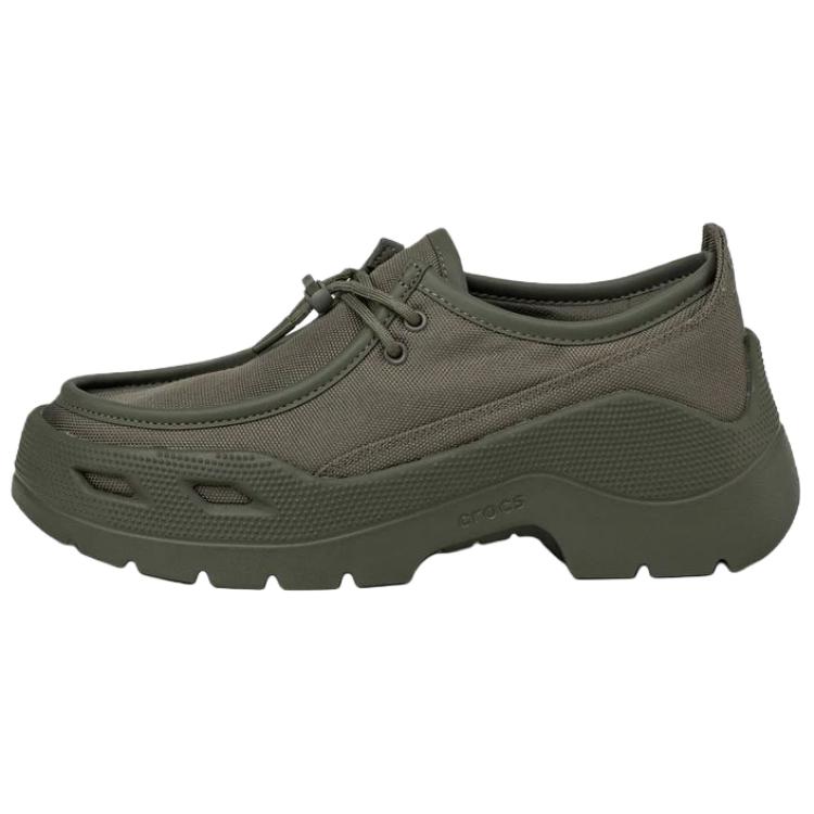 

Crocs Gallery Shoe Tech Suede Low top Casual Shoes Unisex Olive Green 212837-3J5 45-46