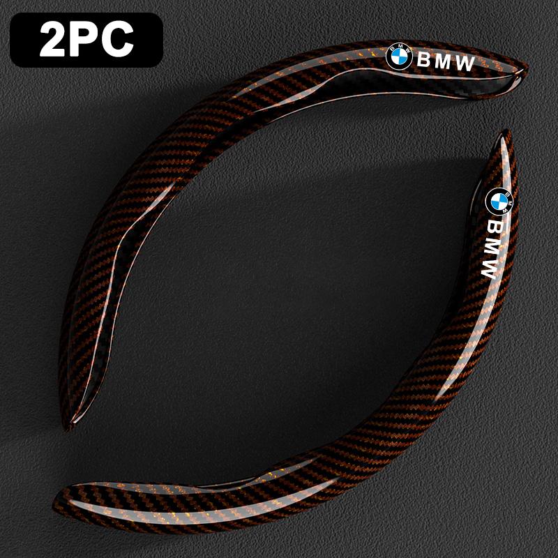 2pcs Car Steering Wheel Cover Non-Slip Protector Case For BMW 50th Anniversary M 3 4 5 7Series X1 X3 X4 X5 X6 X7 F10 F30 E46 E60