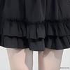 Women's Japanese Academy Style Slimming Skirt Set: Autumn White Long-Sleeve Shirt & High-Waisted Short Skirt Two-Piece