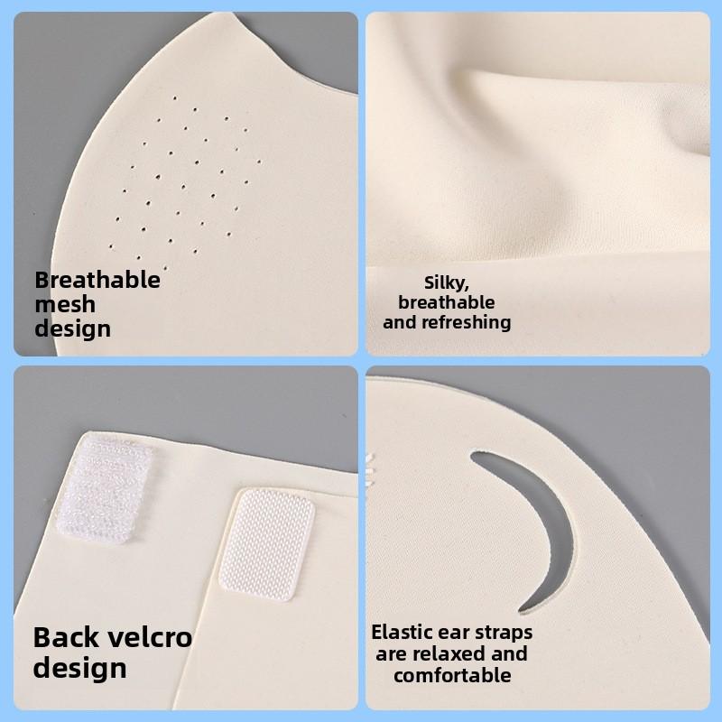 Kids Sunscreen Face Mask Children Anti UV Sunshade Outdoor Face Cover Cute Cartoon Pattern Sun Protection Cycling Face Veil