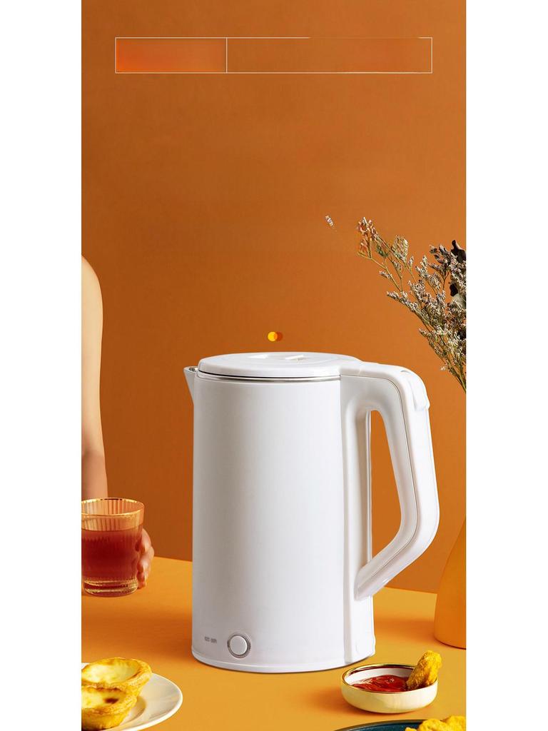 Chigo Electric Kettle: Double-Layer, Anti-Scalding, Auto Power-Off, Constant Temperature.