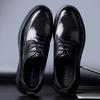 Men's leather soft-soled leather shoes casual trend breathable round head non-slip wear-resistant men's shoes business shoes