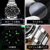 OPK Quartz Watch with Date Classic Stainless Steel Watch for or Office Black Men's Display, Waterproof, Luminous, Stylish, Easy-to-Read, Business,