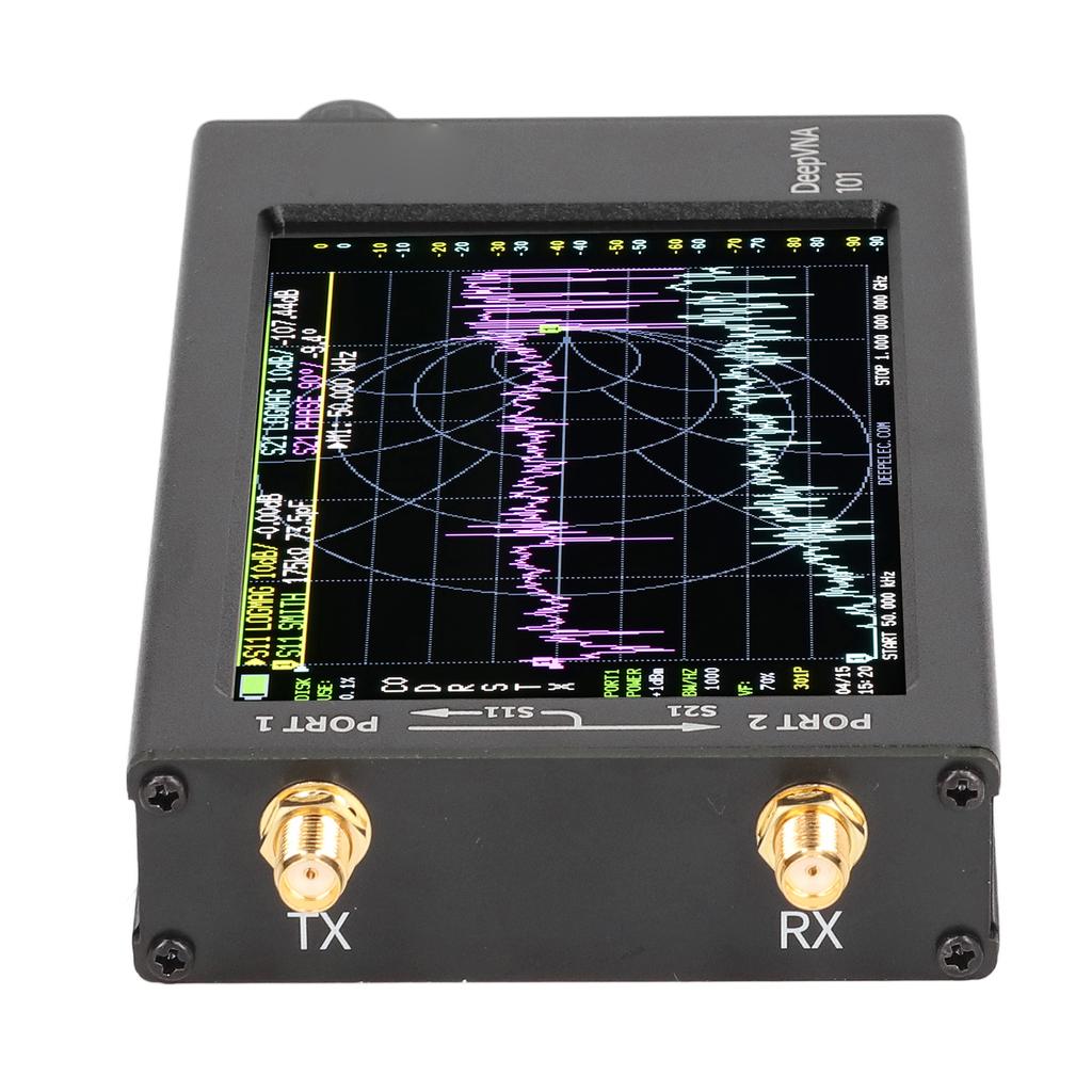 Vector Network Analyzer 4.3in Screen Handheld HF VHF UHF Antenna Standing Waves Analyzer 10k 1.5ghz