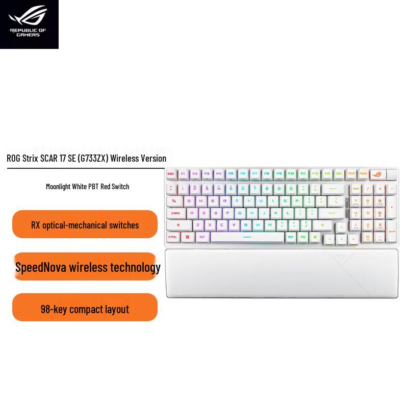 

ROG Strix Scope II RX 98 Wireless Tri-Mode Gaming Keyboard