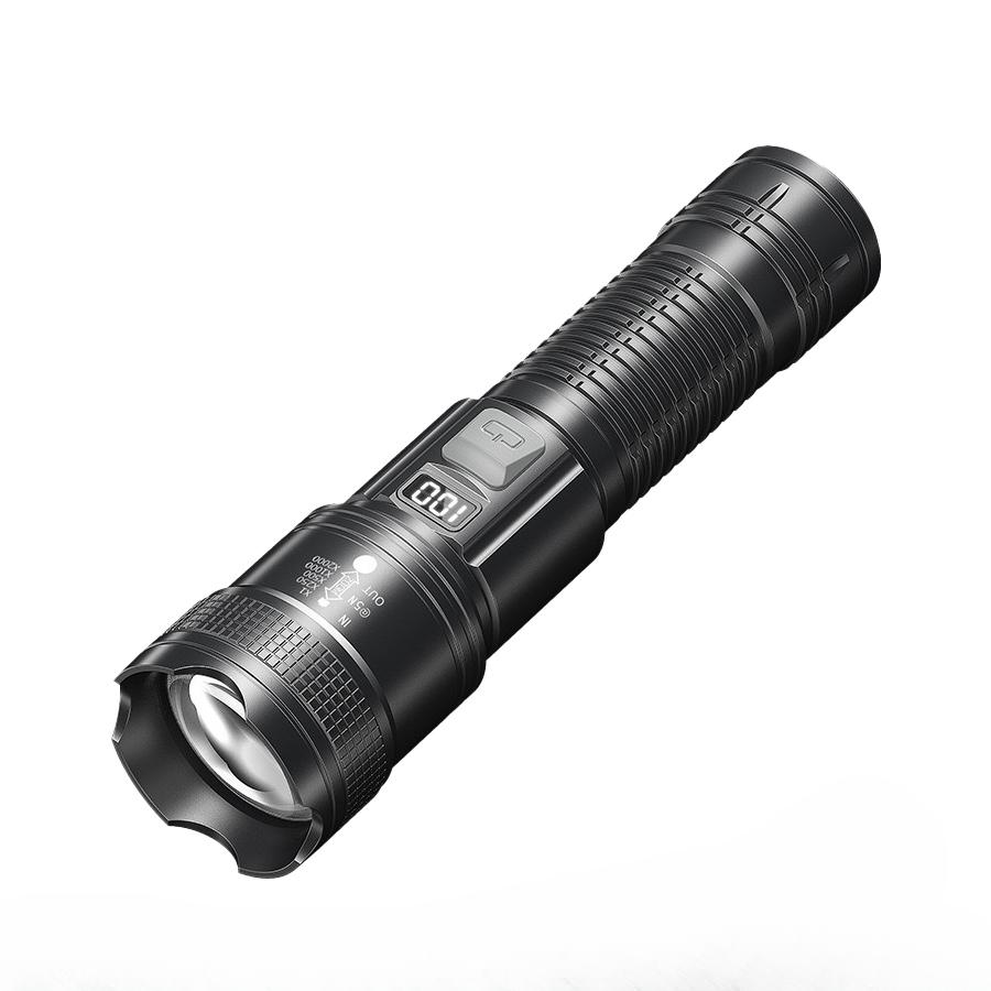 High Power LED Flashlight USB Rechargeable Led Flashlight With COB Side Light 5 Lighting Modes Torch For Outdoor Camping