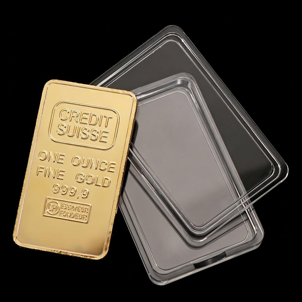 Fine Gold Swiss Bank Gold Bullion Bar Funny Suisse Gold bar Gold Plated Bullion Bar Gift