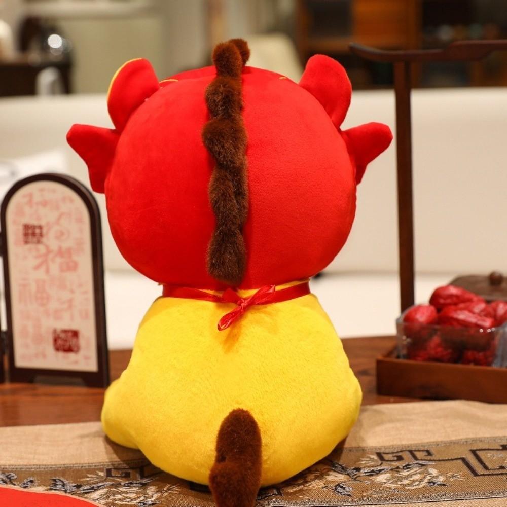 Cartoon Pony Stuffed Toys Soft Zodiac Pony Doll Cute Horse Mascot Spring Festival Gifts