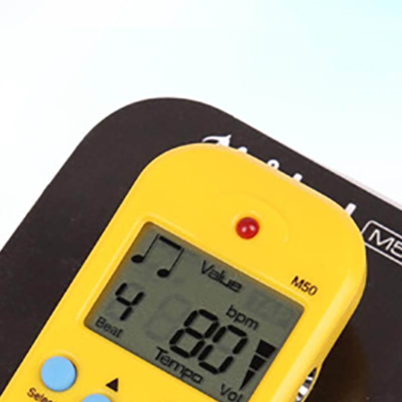 Electronic Metronome Mini Professional 2 Channel Headphone Output for Guitar Piano Violin M50