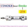 Stainless Steel Pneumatic Cylinder CDM2KB Mini Hexagonal Piston Rod Anti Rotation CDM2KB20/25/32/40-50X75X100X150X200X300