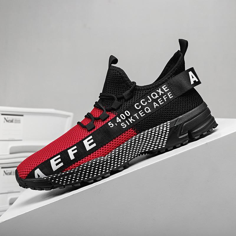 Men Running Gym Sneakers Breathable Mesh Casual Shoes Men's Fashion High Quality Men's Shoe Outdoor Lightweight Walking Sneaker