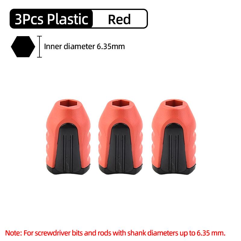 Magnetic Bit Holder Magnetic Ring Strong Magnetizer Demagnetizer Magnet Ring For 1/4 Inch 6.35mm Screwdriver Bit Holder Hand Tools Accessories
