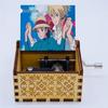 Howl's Moving Castle Wooden Hand-Crank Music Box Craft Ornament