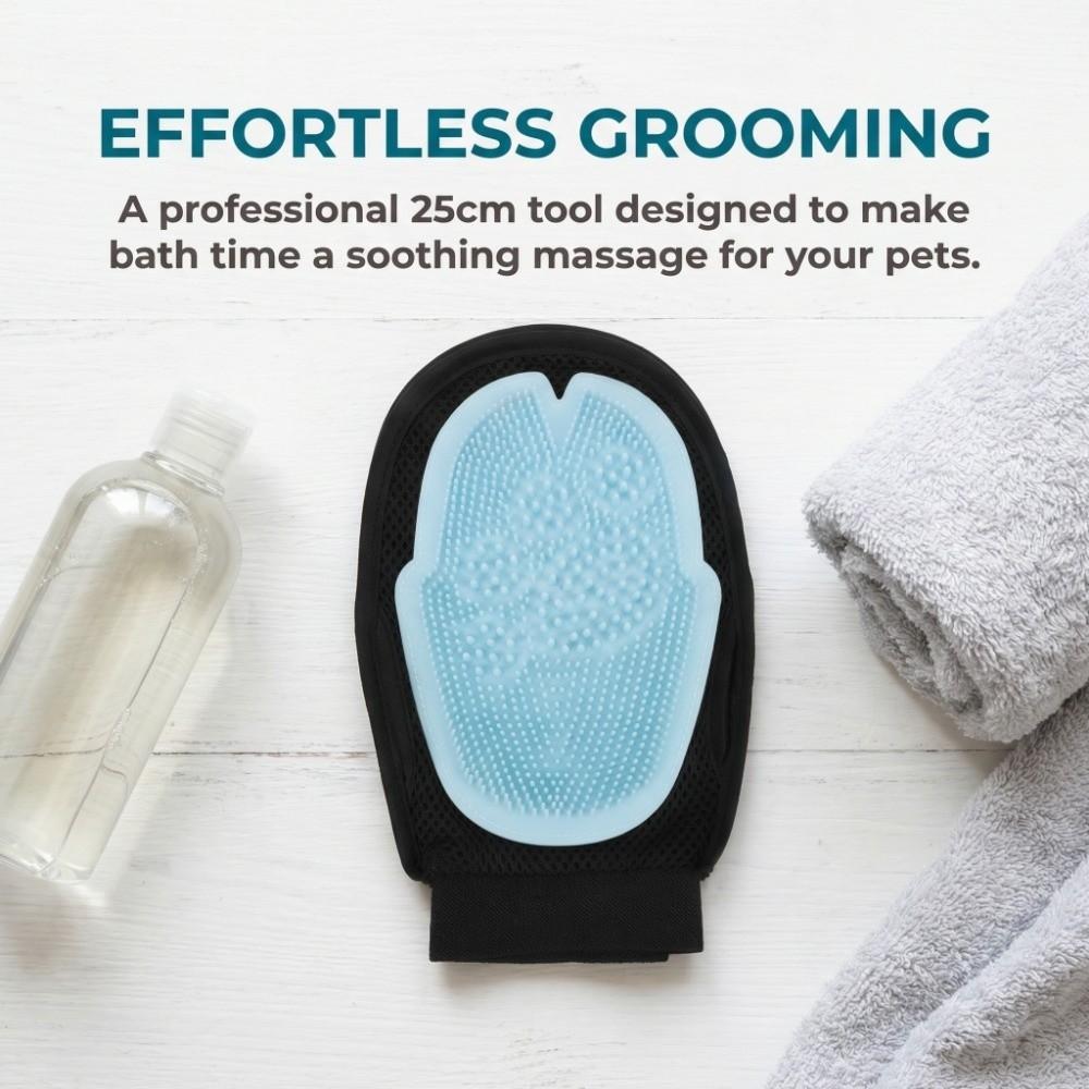 Pet Comb Cat Deshedding Comb Double Sided Pet Bath Brush Dog Cat Bath Massage Gloves  Bathing