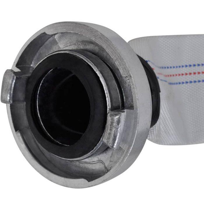 VidaXL Flat Fire Hose 20 M with 2-inch C-Storz Couplings