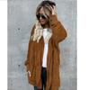 Autumn and Winter Furry Warm Top, Mid To Long Length, Double-sided Protective Jacket