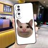Beluga Cat Meme Face Smiling For Honor Magic 8 7 6 Pro Case For Honor 200 400 50 70 90 Lite X8c X8b X9a X9b X9c X9d Win RT