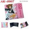 Cardcaptor Sakura Anime Wallet Snap Button Bifold Colorful Print Coin Purse